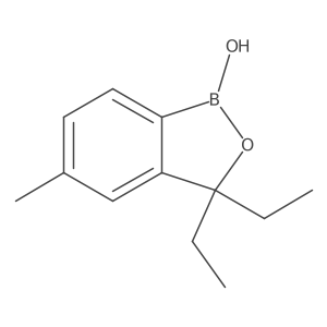 3,3-diethyl-5-methylbenzo[c][1,2]oxaborol-1(3H)-ol结构式