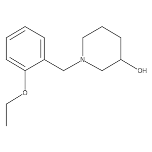 1-[(2-Ethoxyphenyl)methyl]piperidin-3-ol Structure