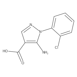 5-Amino-1-(2-chlorophenyl)-1h-pyrazole-4-carboxylic acid结构式