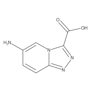 6-Amino-[1,2,4]triazolo[4,3-a]pyridine-3-carboxylic acid结构式