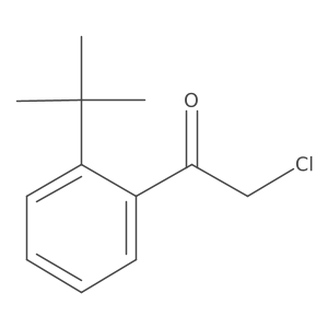 1-(2-Tert-butylphenyl)-2-chloroethan-1-one结构式