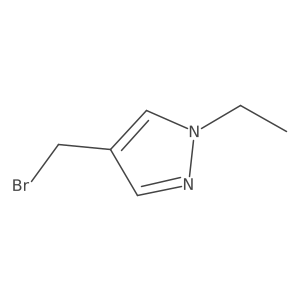 4-(bromomethyl)-1-ethyl-1H-pyrazole Structure