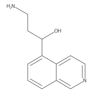 3-Amino-1-(isoquinolin-5-yl)propan-1-ol Structure