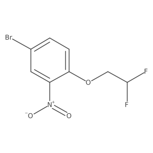 5-Bromo-2-(2,2-difluoroethoxy)nitrobenzene Structure