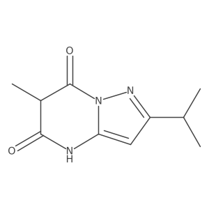 6-methyl-2-(propan-2-yl)-4H,5H,6H,7H-pyrazolo[1,5-a]pyrimidine-5,7-dione结构式