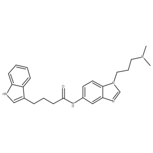 N-{1-[3-(dimethylamino)propyl]-1H-benzimidazol-5-yl}-4-(1H-indol-3-yl)butanamide Structure
