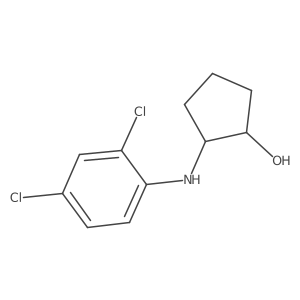 (1S,2S)-2-[(2,4-dichlorophenyl)amino]cyclopentan-1-ol Structure