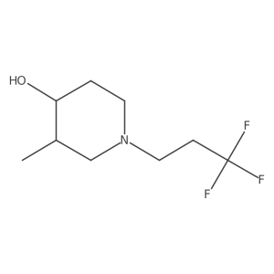 3-Methyl-1-(3,3,3-trifluoropropyl)piperidin-4-ol Structure