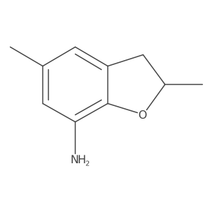 (R)-2,5-dimethyl-2,3-dihydrobenzofuran-7-amine Structure