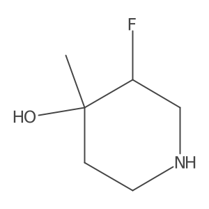 (3S,4S)-3-fluoro-4-methyl-piperidin-4-ol Structure