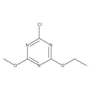 2-Chloro-4-ethoxy-6-methoxy-1,3,5-triazine Structure