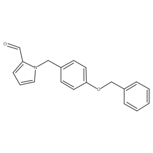 1-[4-(Benzyloxy)benzyl]pyrrole-2-carboxaldehyde结构式