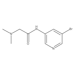 N-(5-bromo-3-pyridinyl)-2-(dimethylamino)Acetamide Structure