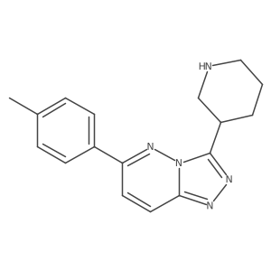 3-(Piperidin-3-yl)-6-(p-tolyl)-[1,2,4]triazolo[4,3-b]pyridazine Structure