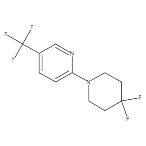 2-(4,4-Difluoropiperidin-1-yl)-5-(trifluoromethyl)pyridine Structure