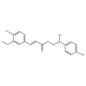 (R)-2-Feruloyl-1-(4-Hydroxyphenyl)-1,2-ethanediol结构式