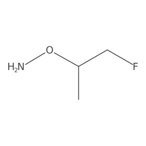 O-(1-fluoropropan-2-yl)hydroxylamine结构式