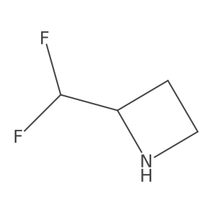 2-(Difluoromethyl)azetidine结构式
