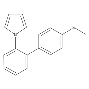 1-[4a(2)-(Methylthio)[1,1a(2)-biphenyl]-2-yl]-1H-pyrrole结构式