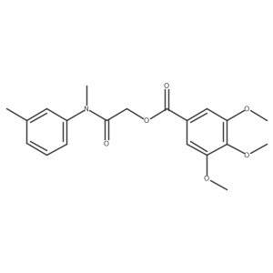 [Methyl(3-methylphenyl)carbamoyl]methyl 3,4,5-trimethoxybenzoate Structure
