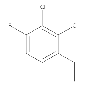 1,2-Dichloro-3-ethyl-6-fluorobenzene结构式