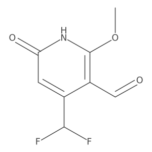 4-(Difluoromethyl)-6-hydroxy-2-methoxynicotinaldehyde Structure
