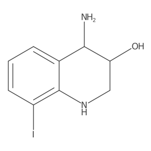 4-Amino-8-iodo-1,2,3,4-tetrahydroquinolin-3-ol Structure