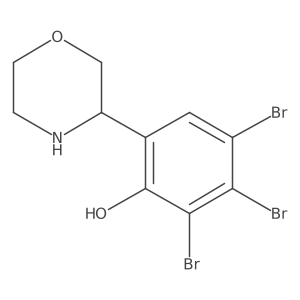 Phenol, 2,3,4-tribromo-6-(3-morpholinyl)-结构式