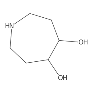 Rel-(4S,5R)-azepane-4,5-diol结构式