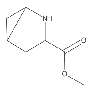 methyl (1S,3S,5S)-2-azabicyclo[3.1.0]hexane-3-carboxylate结构式