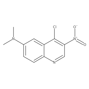 4-chloro-N,N-dimethyl-3-nitroquinolin-6-amine Structure