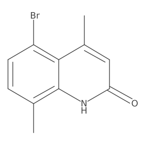 5-Bromo-4,8-dimethylquinolin-2(1H)-one结构式