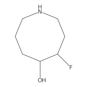 4-Fluoroazocan-5-ol Structure