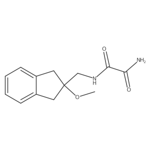 N1-((2-methoxy-2,3-dihydro-1H-inden-2-yl)methyl)oxalamide Structure