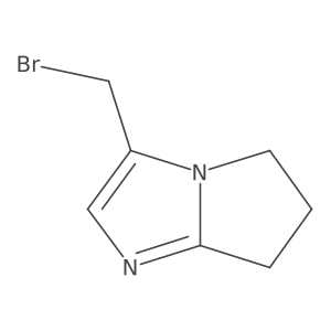 3-(Bromomethyl)-5H,6H,7H-pyrrolo[1,2-a]imidazole Structure