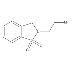 2-(2-Aminoethyl)-2,3-dihydrobenzo[d]isothiazole 1,1-dioxide结构式