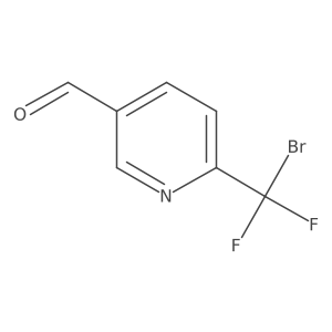 6-(Bromodifluoromethyl)pyridine-3-carbaldehyde Structure