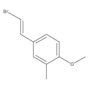4-(2-Bromoethenyl)-1-methoxy-2-methylbenzene Structure