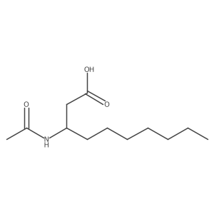 3-Acetamidodecanoic acid结构式