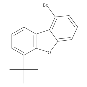 1-Bromo-6-(tert-butyl)dibenzo[b,d]furan Structure