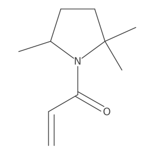 1-(2,2,5-Trimethylpyrrolidin-1-yl)prop-2-en-1-one结构式