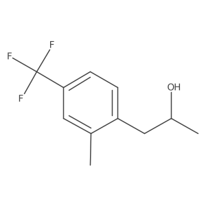 (2R)-1-[2-methyl-4-(trifluoromethyl)phenyl]propan-2-ol Structure
