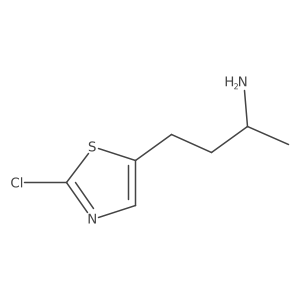 (2S)-4-(2-chloro-1,3-thiazol-5-yl)butan-2-amine Structure