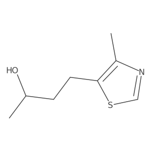 (2R)-4-(4-methyl-1,3-thiazol-5-yl)butan-2-ol结构式