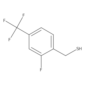 [2-Fluoro-4-(trifluoromethyl)phenyl]methanethiol Structure
