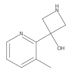 3-(3-Methylpyridin-2-yl)azetidin-3-ol Structure