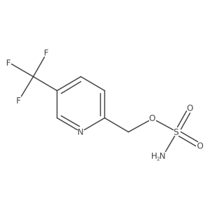 [5-(Trifluoromethyl)pyridin-2-yl]methyl sulfamate Structure