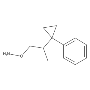 O-[2-(1-phenylcyclopropyl)propyl]hydroxylamine结构式