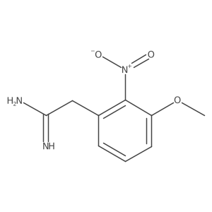 2-(3-Methoxy-2-nitrophenyl)ethanimidamide结构式