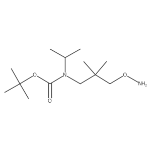 tert-butyl N-[3-(aminooxy)-2,2-dimethylpropyl]-N-(propan-2-yl)carbamate结构式